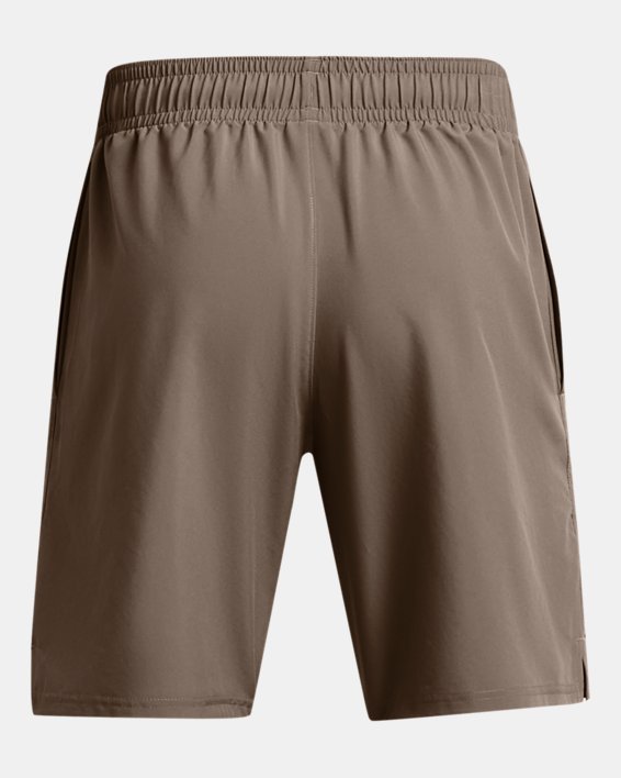 Men's UA Tech™ Woven Wordmark Shorts in Brown image number 5